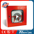 Fire fighting cabinet with swing type hose reel